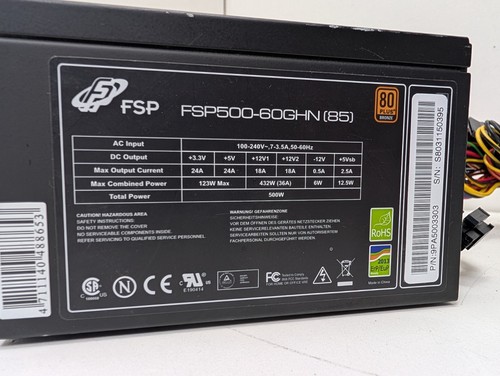 Fsp500 60ghn netzteil psu - fsp500-60ghn,