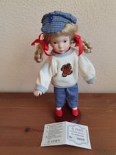 Künstlerpuppe, Porzellan, Puppe, Sammelpuppe, Nostalgie, Vintage