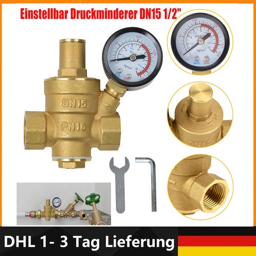 Einstellbar druckminderer dn15 - einstellbar,