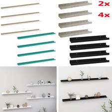 2/4 Stk. Wandregal Wandboard Schweberegal Hängeregal Küchenregal Bücherregal DE