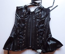 PU Leder Korsett Mieder