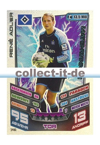 Match attax 346 rene - 346,