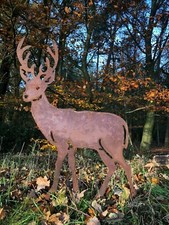 Edelrost  Gartenstecker Hirsch