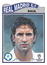 Topps UCL Living Set - Card 817 - Raul - Real Madrid