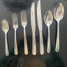 Vintage Oneida Community Tudor Plate Besteck Silver Plated / insgesamt 38 Teile