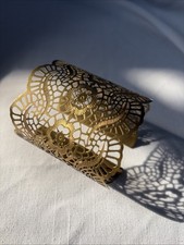 Messing Armreif Cut Out