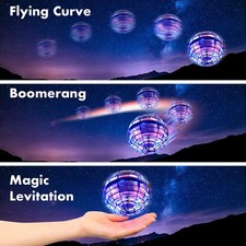 Flynov Pro Hover Ball Fliegender Ball LED Spinne Ball Flying Orb Spielzeug USB