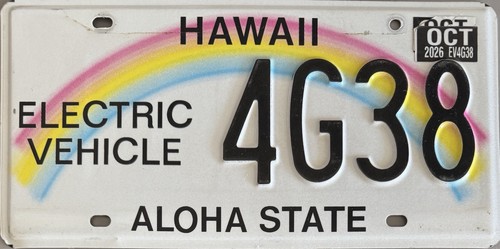 Usa nummernschild hawaii - usa,