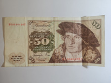 Banknote 50 DM -- 01.06.1977
