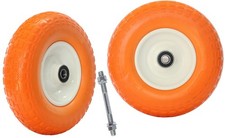 Schubkarrenrad Vollgummi Rad pannensicher Schubkarrenreifen Achse 4.00-6 400-6