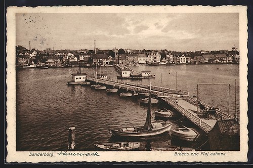 Sonderborg broens ene floj - sonderborg,,