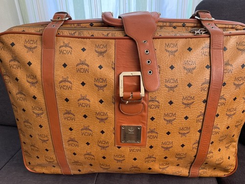 Mcm vintage reisekoffer cognac - mcm,