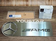 NEU G55 AMG Reserverad Emblem Edelstahl gebürstet für Mercedes W463 G63 G500