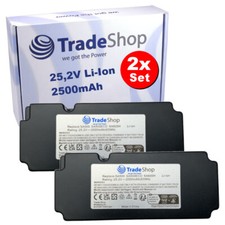 2x Li-Ion Akku 25,2V / 2500mAh