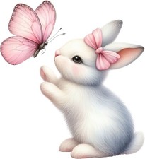 10x rabbit and butterfly
