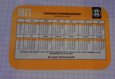 Taschenkalender  1971 + Aachener und Münchener