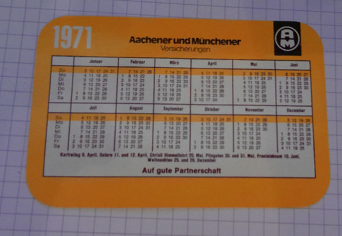 Taschenkalender 1971 - ,