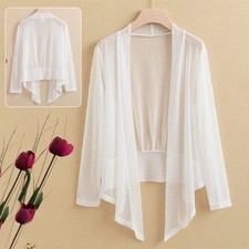 Einfach Sommer Damen Cardigan Dünn Sonnenschutz kleidung Für Frauen=