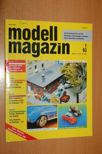 Modell magazin jahrgang 1993 - modell,