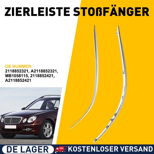 Zierleiste stoßfänger - 2x,