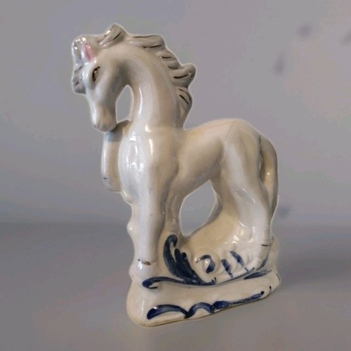 Pferdefigur keramik cm h - ,