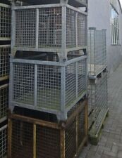 Gitterbox Stapelbox verzinkt 1000 x 800 x  800 mm Stapelkiste Stapelbehälter  