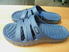 fashy® Herren-Damen Pantoletten Badeschuhe unisex" ultra leicht  marine-blau