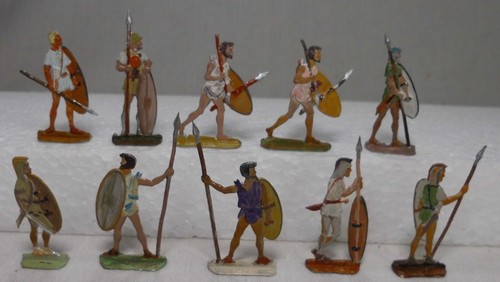 Bemalte zinnfiguren 5 - 10, 3,5