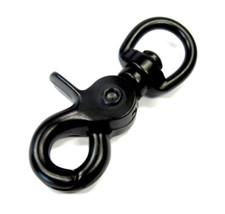 Scherenkarabinerhaken schwarz