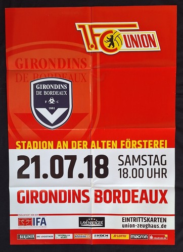 Spiel plakat 2018 1 fc - 2018/19, |