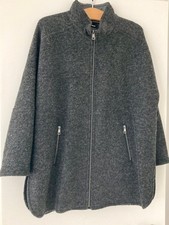 Jacke - Damen - Gr. 44/46 - Walbusch - Wollwalk - grau/anthrazit