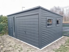 Blechgarage Gerätehaus