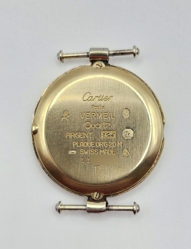 Cartier vermeil case gehäuse - cartier,