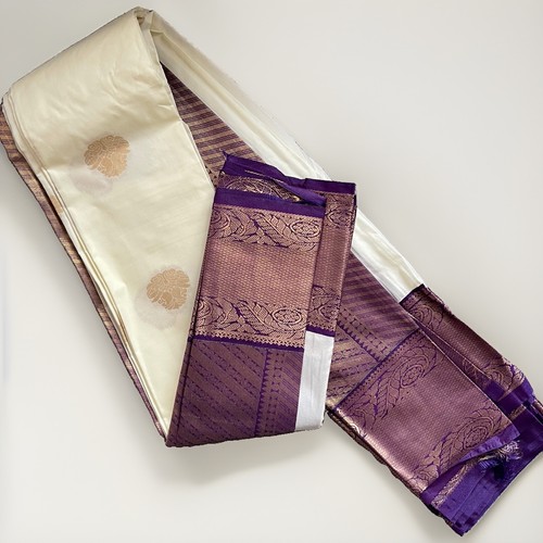 Indischer seiden sari - indischer, seiden-sari