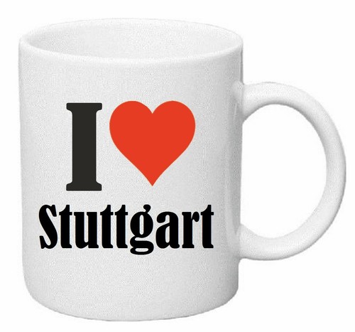 Kaffeetasse love stuttgart - i,