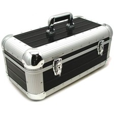 Zomo Recordcase RS-250 XT schwarz 7" Vinyl Alublech Case für ca 250 Singles