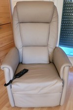 Fernsehsessel 2-motorig Größe S(enioren) grau-beige - gebraucht, sehr gepflegt