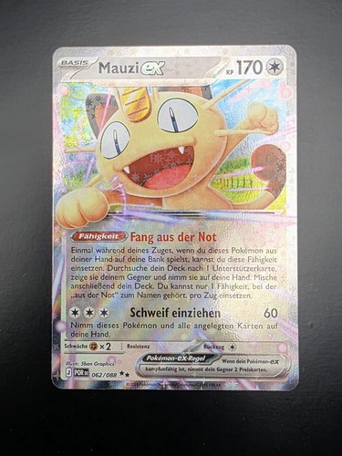 Pokémon karte mauzi - karte, ex