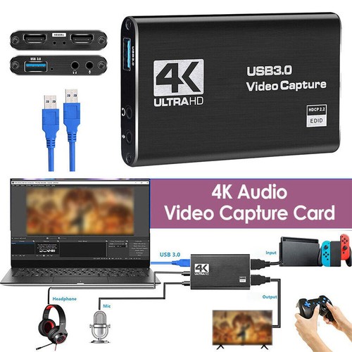 Usb game capture card 4k - capture,