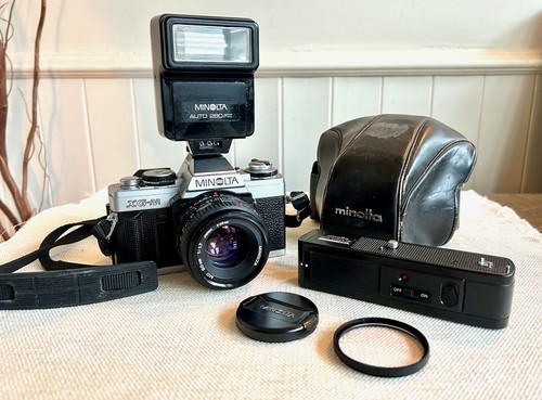 Vintage minolta analoge - minolta, xg-m