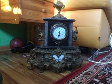 Kaminuhr Marmor Antike 