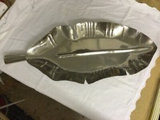 Gunther LAMBERT - große Schale Motiv  Blatt  PISELLO - oval Deko  Tischdeko