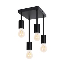 ZMH Deckenleuchte Schwarz