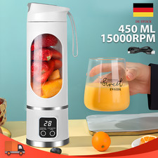 ELEKTRISCH ENTSAFTER TRAGBAR MIXER SMOOTHIE MAKER SAFTMIXER FÜR AUTO SPORT REISE