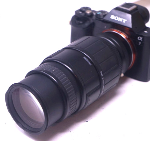 Sony mount adapted sigma - e,