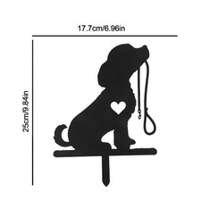 Kreativer Hund Garten Pfahl