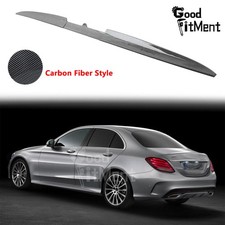 Für Mercedes C Klasse W205 W204 Heckspoiler Lippe Spoiler Kofferraum Carbonfaser