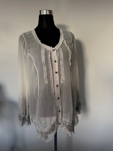Tredy bluse 40 creme - tredy,