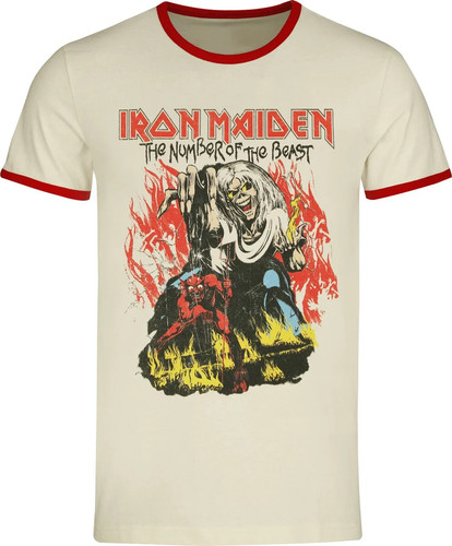 Iron maiden ringershirt unisex - iron,