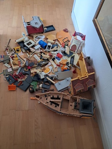 Playmobil schrott für bastler - schrott,